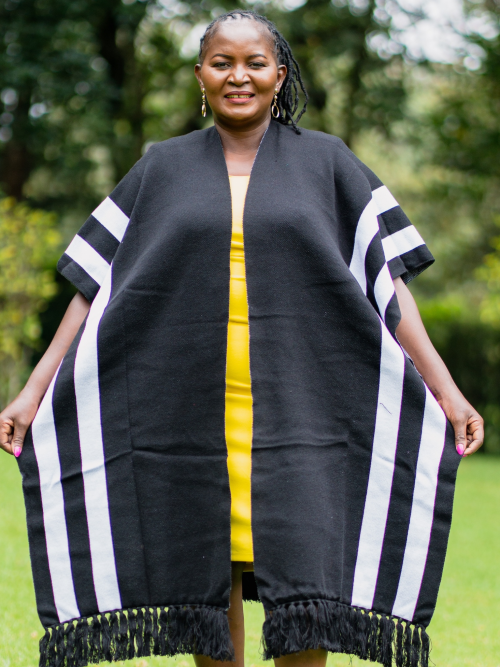 Stari Poncho (Black-White)