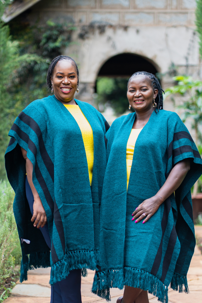 Stari Poncho (Teal-Black) - Image 3